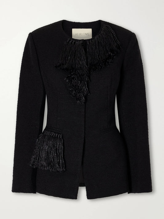 Heirlome Matilde Wool-blend Twill Jacket