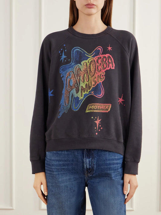 Mother Biggie Concert Printed Cotton-jersey Sweatshirt