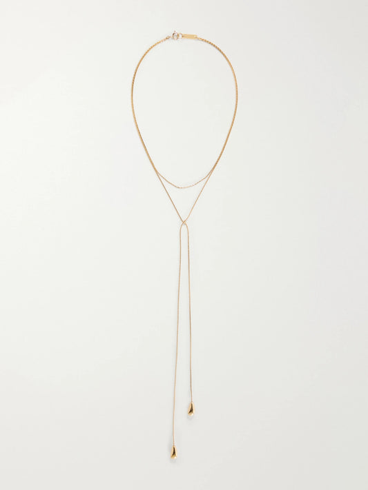 Shiny Day Gold-tone Necklace