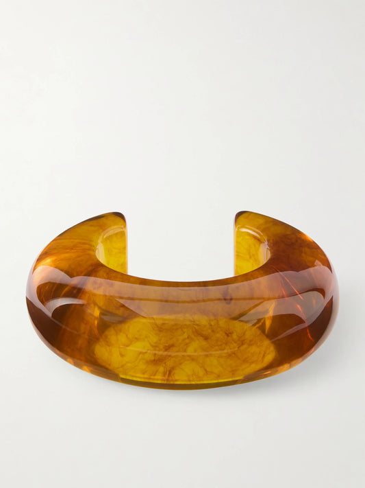 Arc Tortoiseshell Resin Cuff