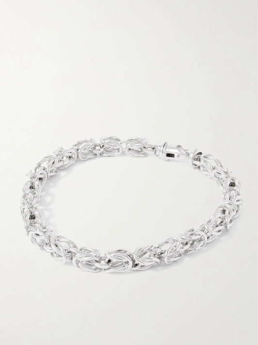 Byzantine Rhodium-plated Necklace