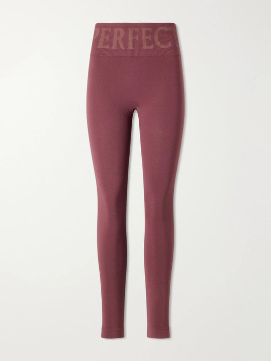 Perfect Moment Logo-embroidered Thermal Modal-blend Jersey Ski Leggings