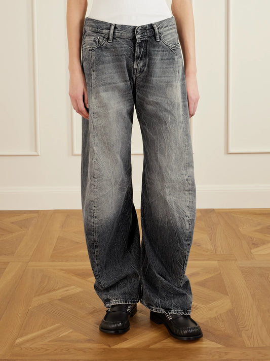 2006f Low-rise Barrel-leg Jeans