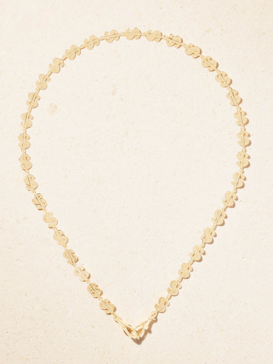 Buck Small 18-karat Gold Diamond Necklace