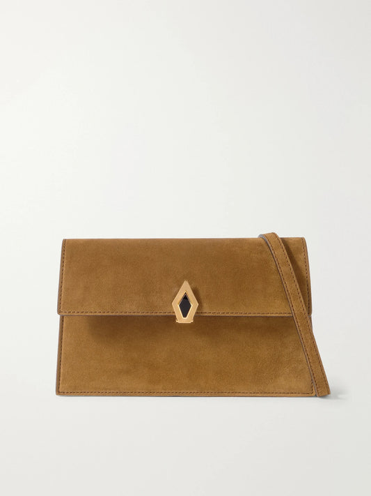 Métier Parallel 22 Small Suede Shoulder Bag
