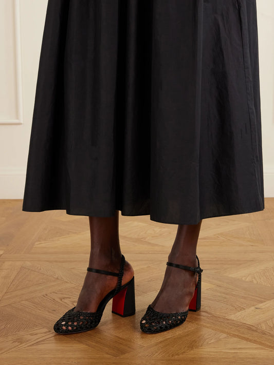 Jane Pump Nandina 85 Satin-crepe Pumps