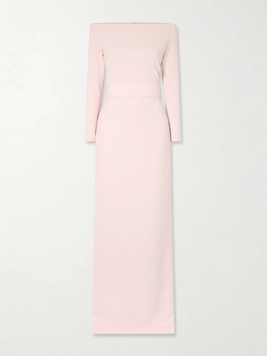 Sabina Off-the-shoulder Stretch-crepe Maxi Dress