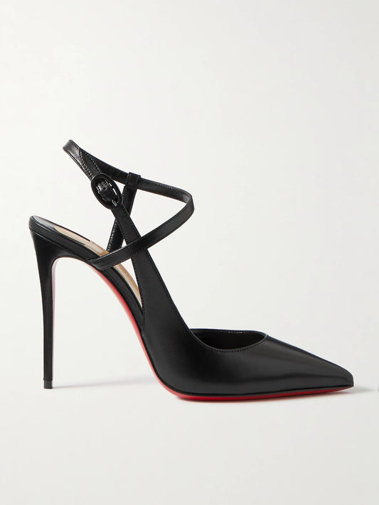 Jenlove 100 Leather Slingback Pumps