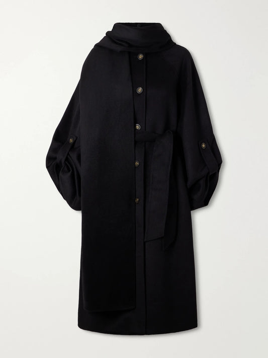 Zimmermann Valiant Scarf-detailed Wool-blend Coat
