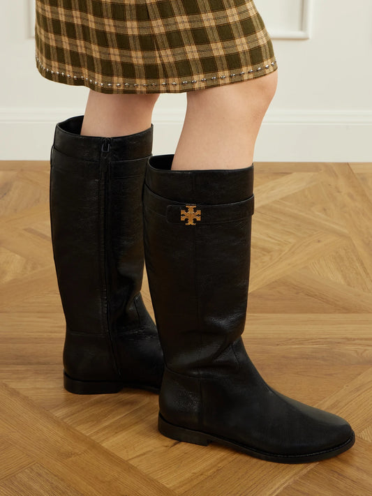 Tory Burch Fellini Leather Knee Boots