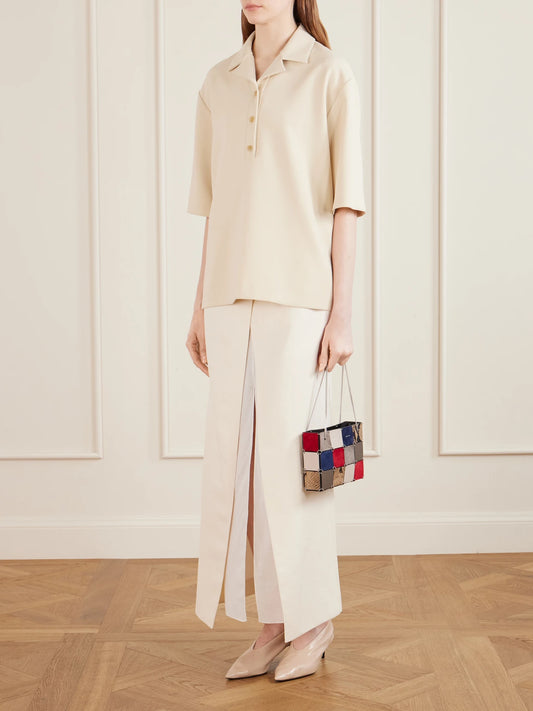 KHAITE Emma Color-block Leather Mini Bag