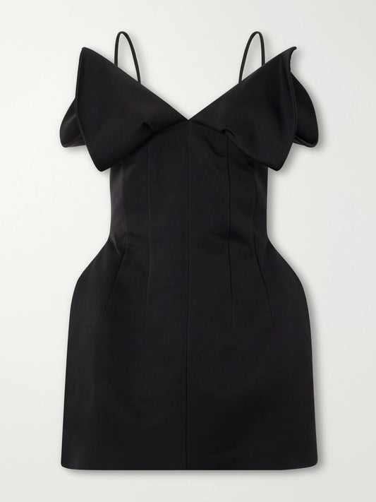 Magda Butrym Cotton And Silk-blend Mini Dress