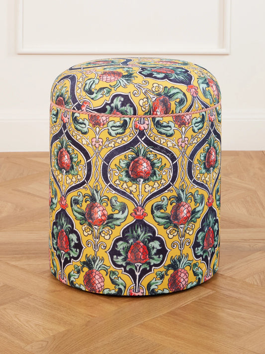 Babà Printed Canvas Pouf