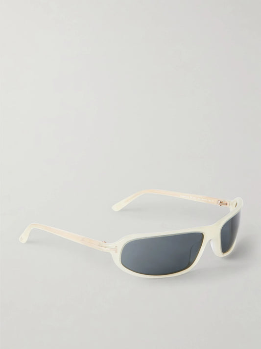 Addison-02 Rectangular-frame Acetate Sunglasses