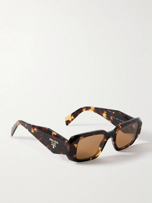 Prada Eyewear Square-frame Tortoiseshell Acetate Sunglasses