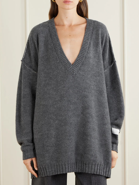 Oversized Wool And Alpaca-blend Sweater