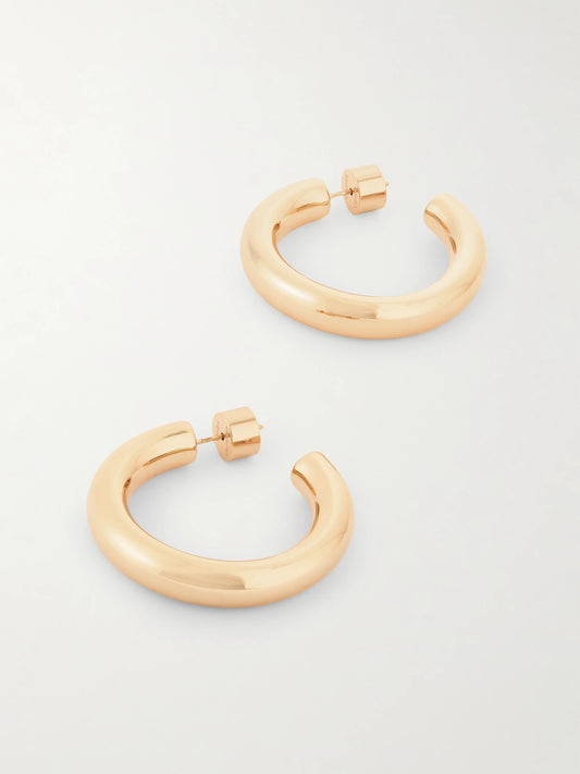 Samira Mini Gold-tone Hoop Earrings