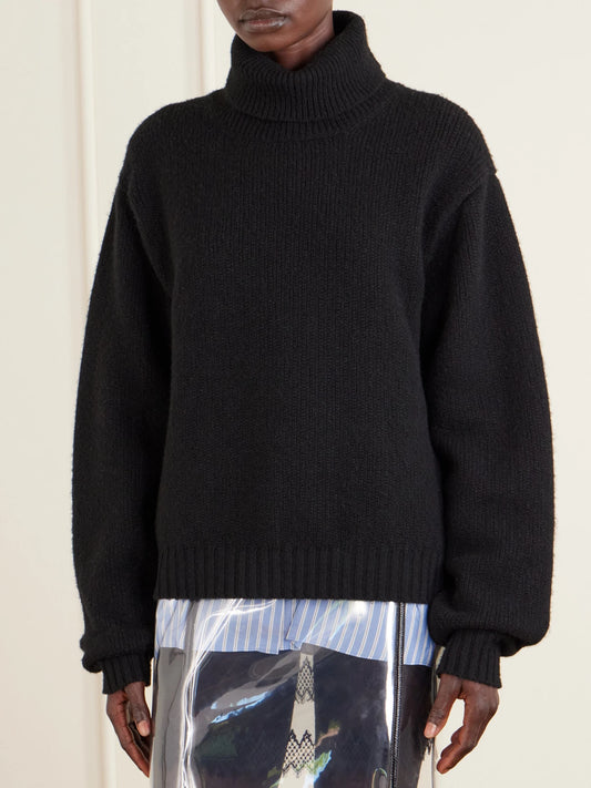 TOM FORD Wool, Cashmere And Mohair-blend Turtleneck Sweater