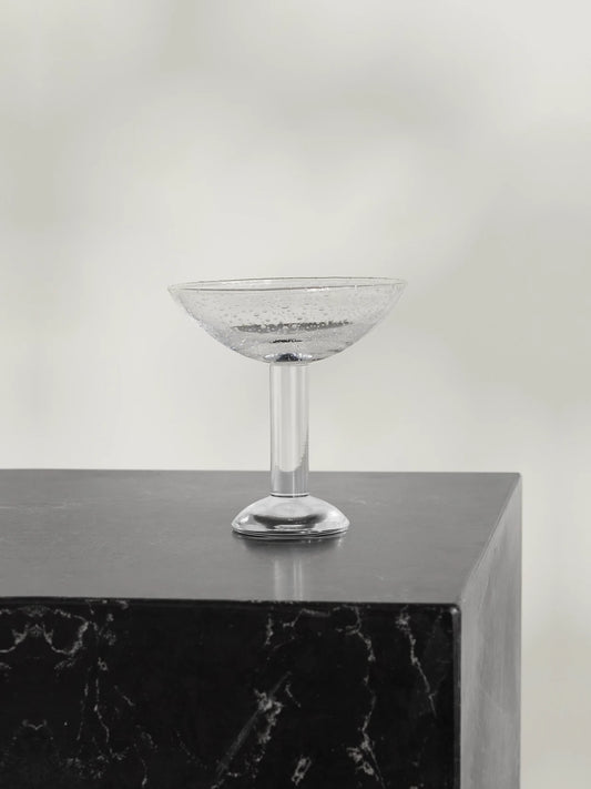 Bubble Glass Champagne Coupe