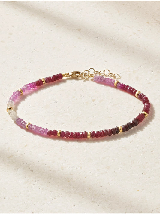 JIA JIA Arizona 14-karat Gold Ruby Bracelet