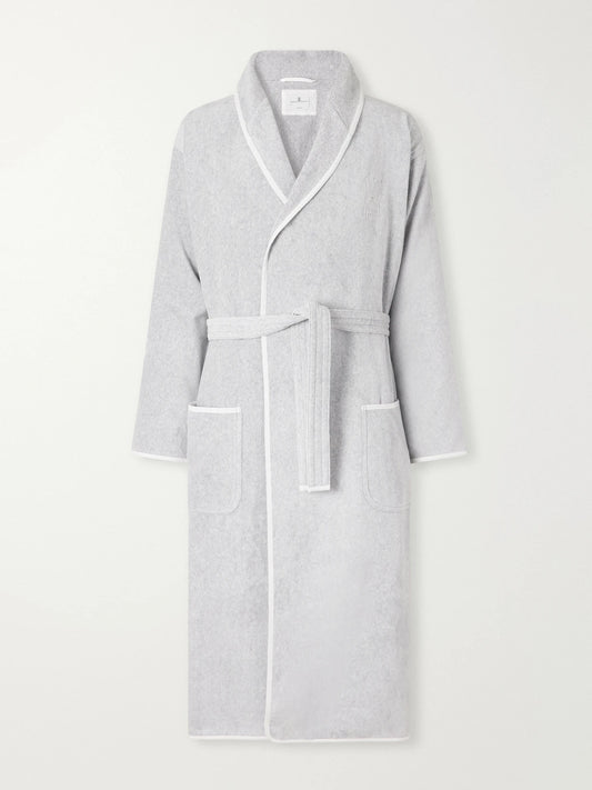 Brunello Cucinelli Logo-embroidered Cotton-terry Robe