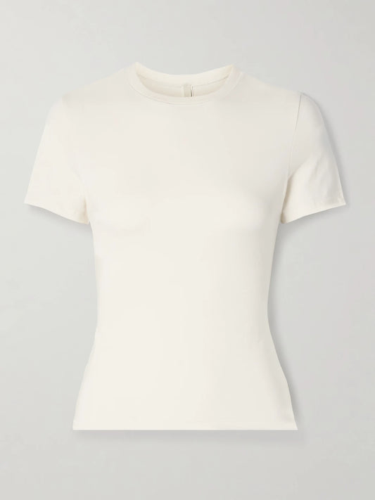 Stretch-cotton Jersey T-shirt - Marble