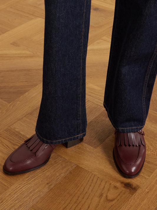 Pennan Fringed Leather Loafers