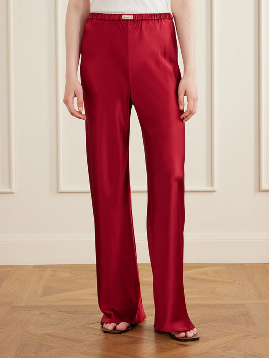 Silk-bias Pants