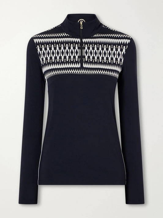 BOGNER Joalyn Knit-detailed Jersey Baselayer
