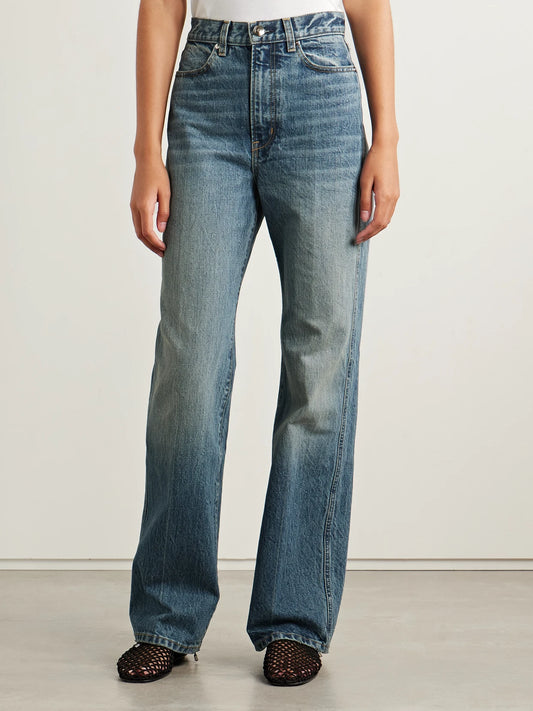 The Quinn High-rise Straight-leg Jeans