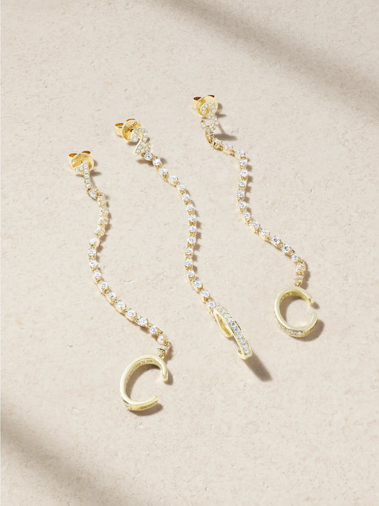 18-karat Gold Diamond Earring