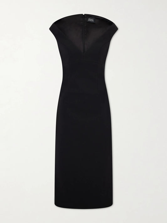 Monica Crepe Midi Dress