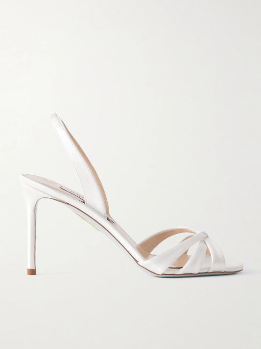 Tati 85 Satin Slingback Sandals