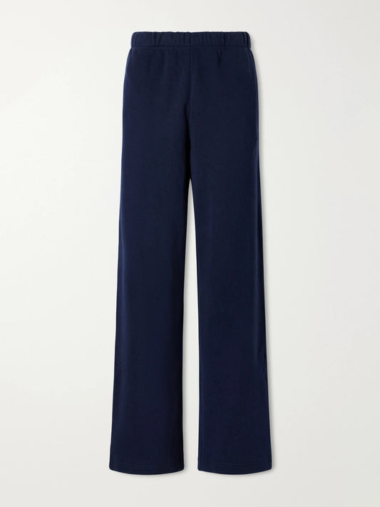 SKIMS Drawsting Cotton-blend Jersey Straight-leg Pants