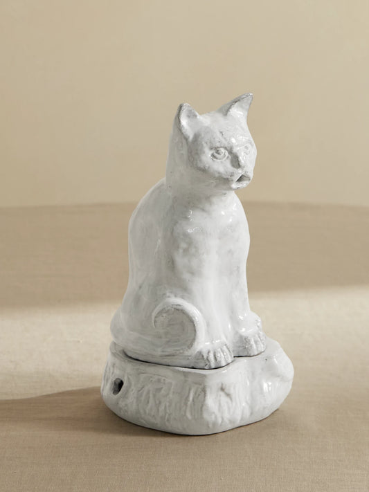 + Setsuko Cat Ceramic Incense Burner