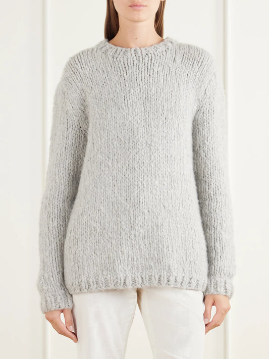 Gabriela Hearst Lawrence Rib-trimmed Cashmere Sweater
