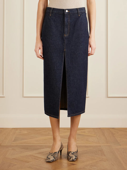 Anden Denim Midi Skirt