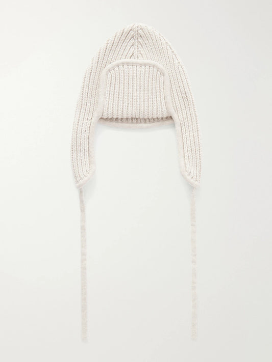 Johnstons of Elgin Dewar Ribbed Cashmere Trapper Hat