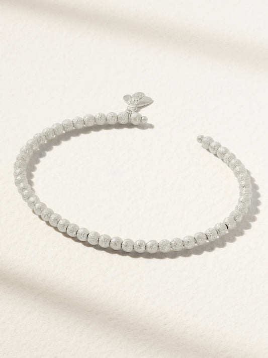 Florentine Finish 18-karat White Gold Bracelet