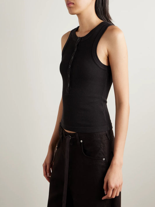 Caralyn Ribbed Jersey Tank