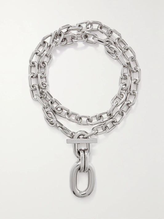 Xl Link Silver-tone Necklace