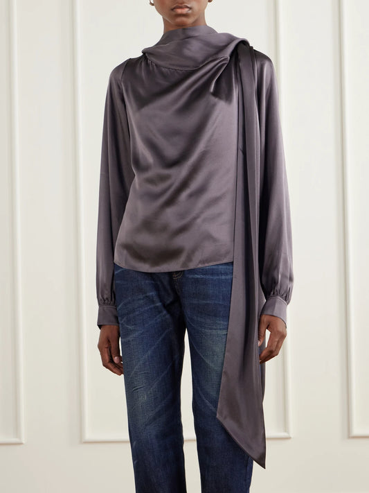 Acne Studios Silk-satin Blouse