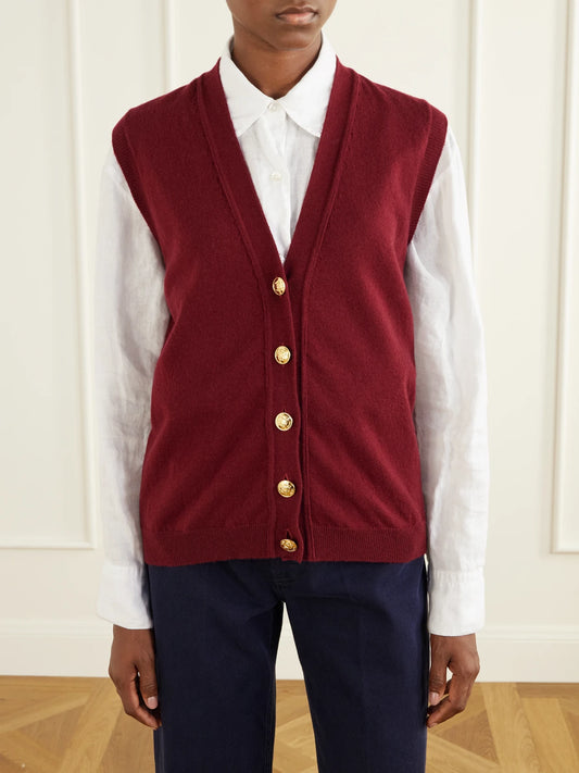 BLAZÉ Milano Highland Wool And Cashmere-blend Vest