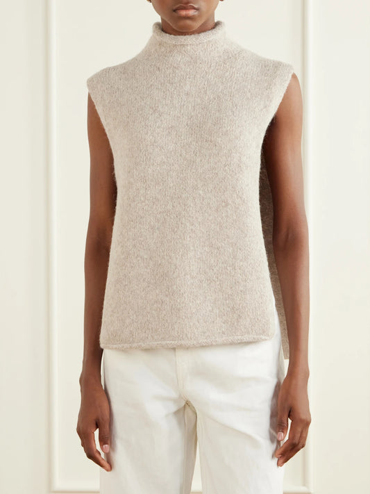 Lauren Manoogian Alpaca-blend Turtleneck Tank