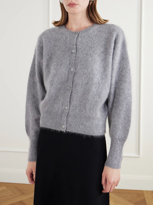 Almada Coco Brushed Cashmere Cardigan