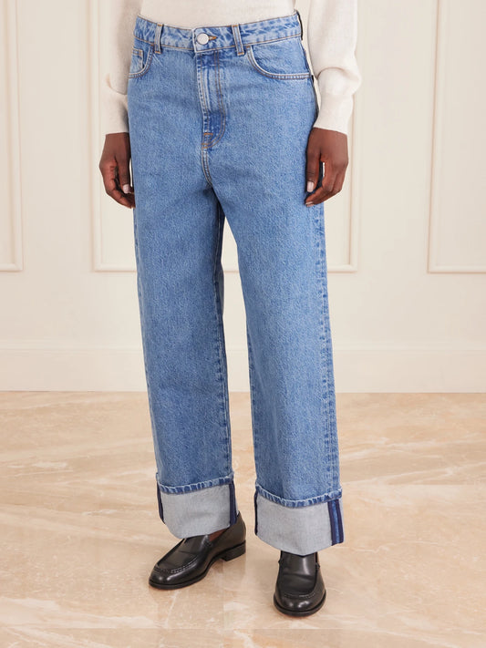 RÓHE Rixt Low-rise Wide-leg Jeans