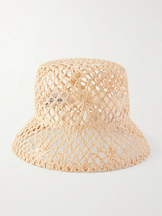 Jonah Raffia Bucket Hat