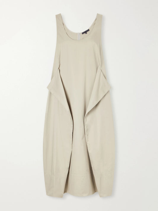 Tibi Cotton-poplin Midi Dress