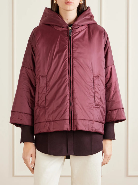 Padded Hooded Shell Jacket