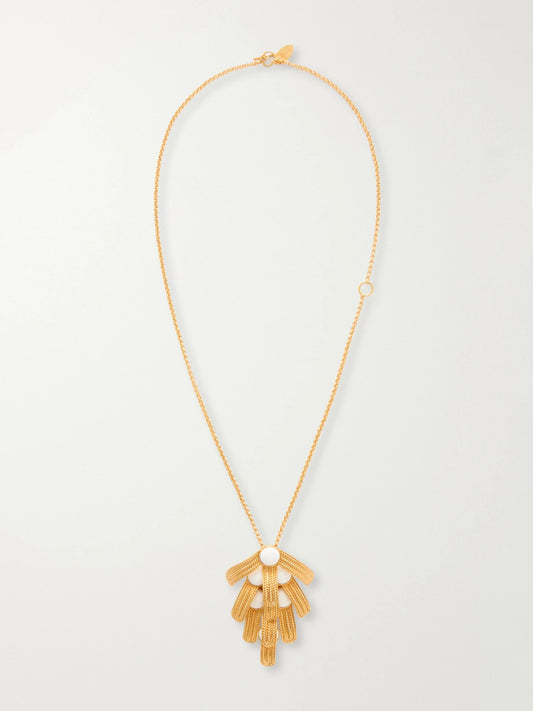 Orofina Gold-plated And Resin Necklace